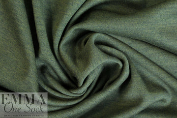Italian wool doubleknit - woodsy green 1.125 yds