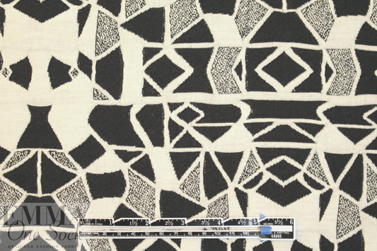 NY designer jacquard doubleknit - primitive graphic