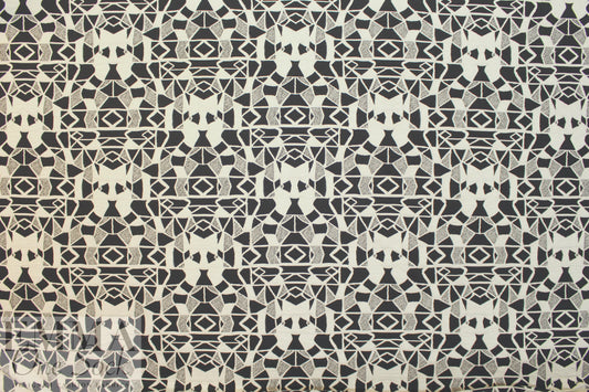 NY designer jacquard doubleknit - primitive graphic