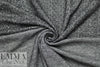 NY designer wool herringbone doubleknit - black/white