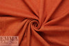 NY designer wool/visc. herringbone doubleknit - red/orange