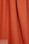 NY designer wool/visc. herringbone doubleknit - red/orange