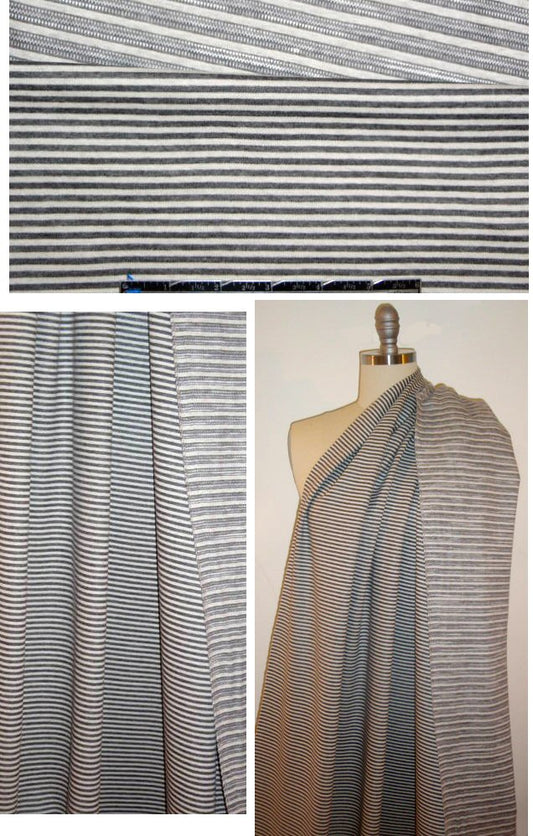 St. John cotton blend doubleknit stripe