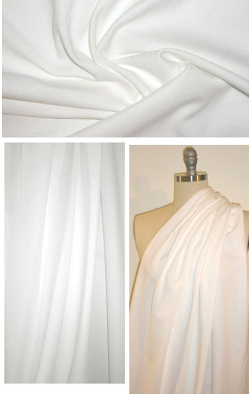 Prada Sp0rt 4-way stretch doubleknit - white 1.33 yd