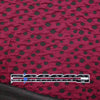 Italian dot yarn dyed jacquard knit - red plum/black 1.625 yds