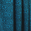 Italian ellipse yarn dyed jacquard knit - teal/black 2.2 yds