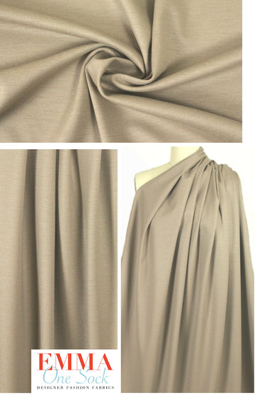 Tah@ri wool blend doubleknit - taupe 1.5 yds