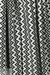 CA designer zigzag jacquard doubleknit - black/white