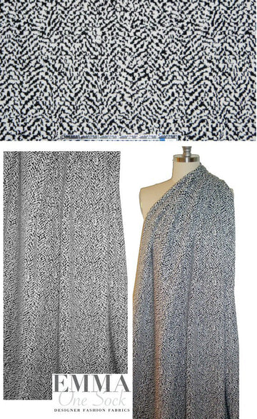 NY designer jacquard knit - decon chevron