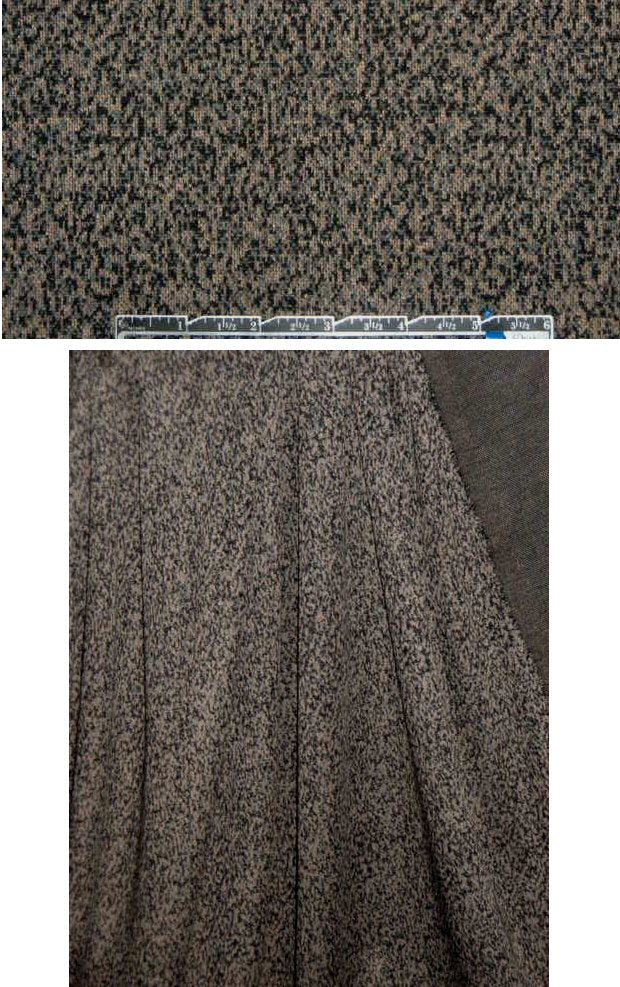 Maggy L0ndon mocha tweedy look doubleknit 1.33 yds