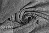NY designer herringbone doubleknit - black/white