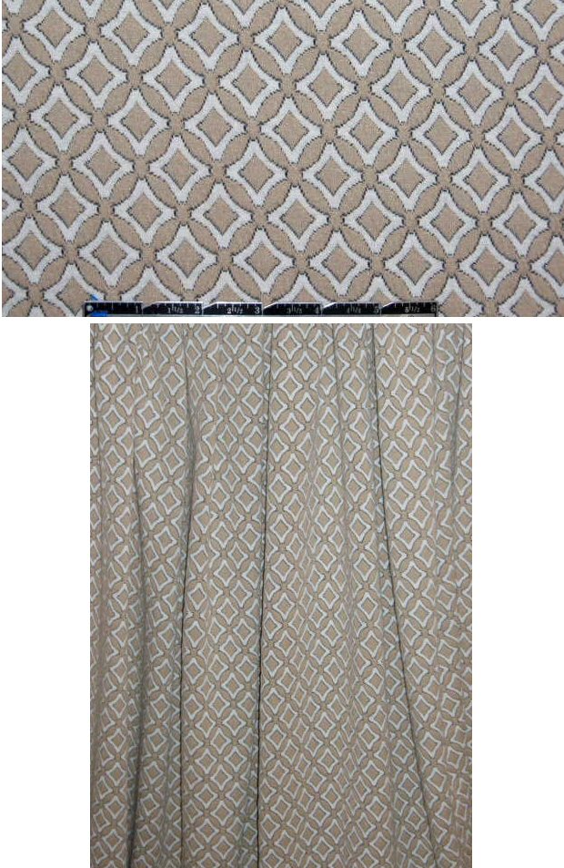 NY designer matelasse knit - taupe diamond 2.25 yds