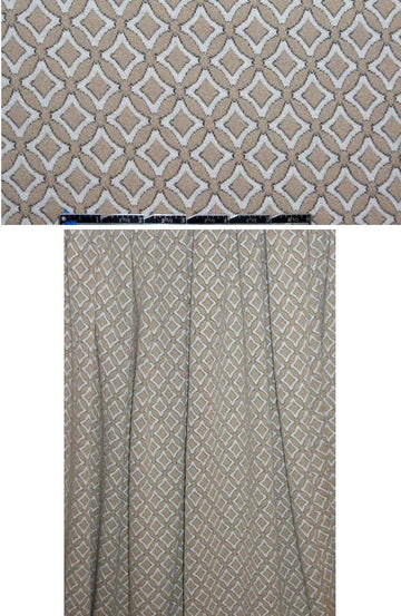 NY designer matelasse knit - taupe diamond 1.75 yds