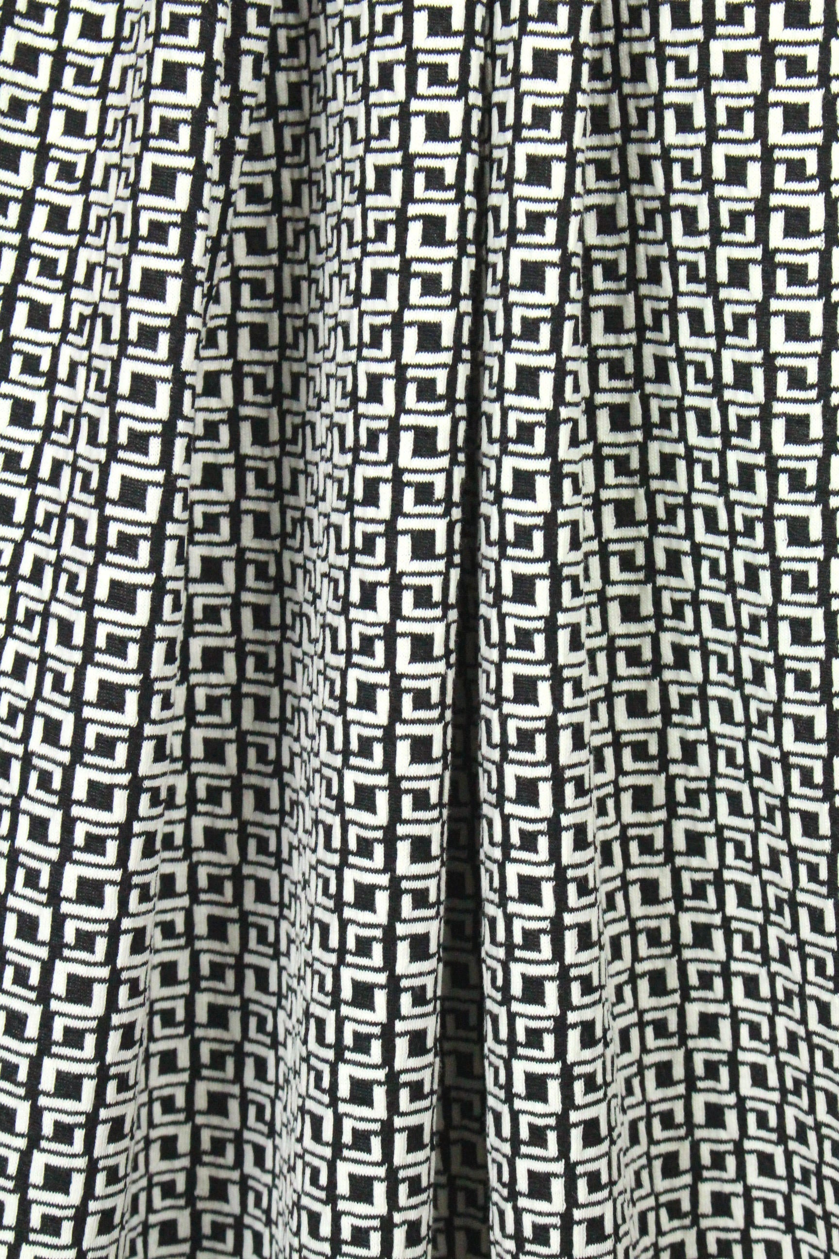 Italian jacquard doubleknit - broken squares 1.875 yd