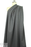 Italian wool blend doubleknit - dark gray/cobalt/yellow