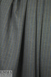 Italian wool blend doubleknit - dark gray/cobalt/yellow 1 yard