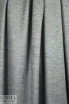 Italian wool blend doubleknit - light gray/cobalt/yellow 1.875 yd