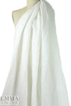 CA designer bohemian linen doublecloth - white