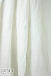 CA designer bohemian linen doublecloth - white