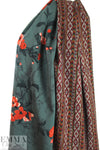 Italian double-sided wool twill woven - carpet/bouquet