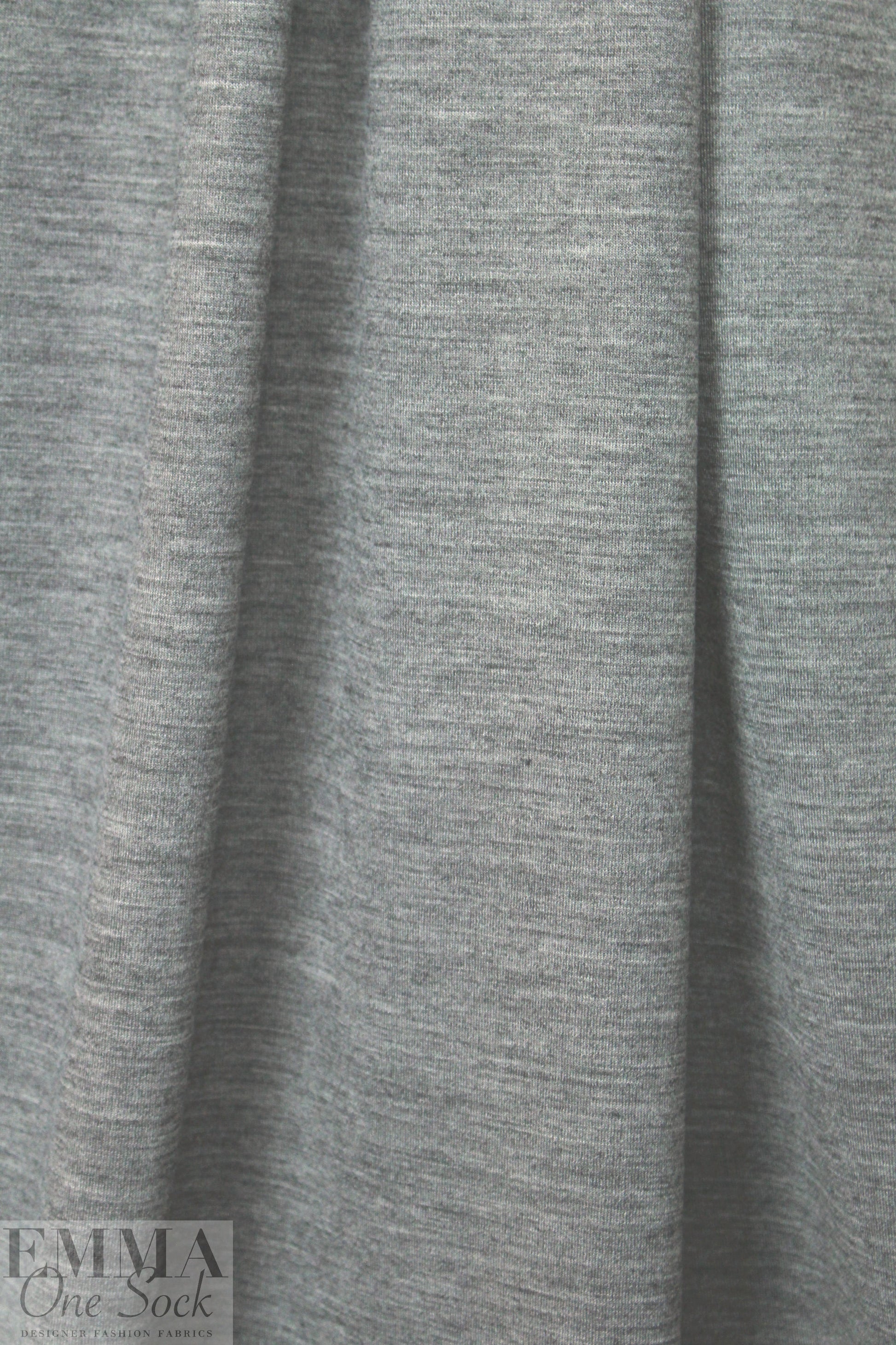 NY designer reversible 2-ply knit - black/gray