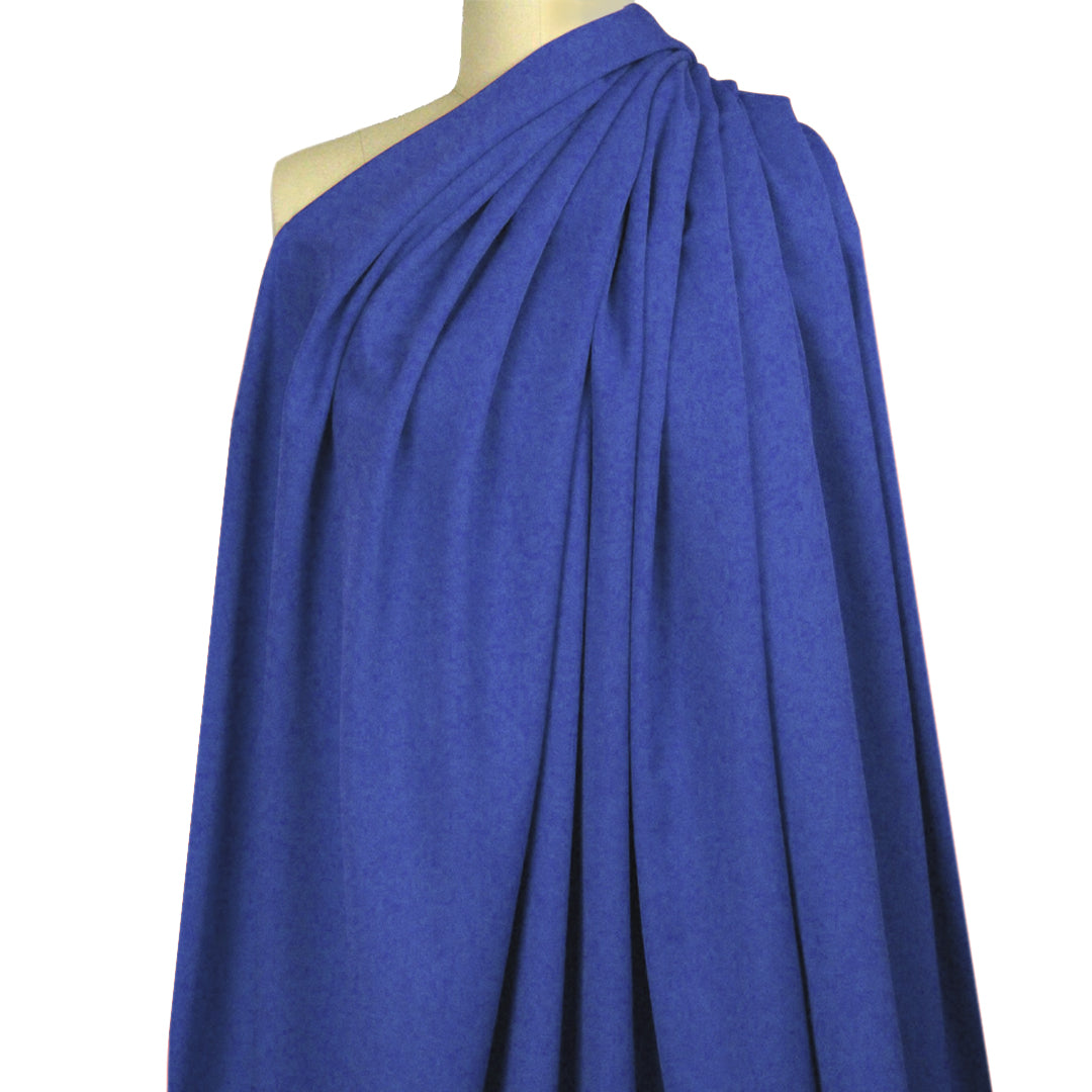 deluxe 'RPL' viscose blend stretch suiting - royal .5 yds