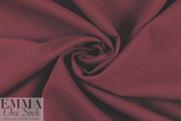 stretch viscose blend doubleweave crepe - bordeaux 2.125 yd