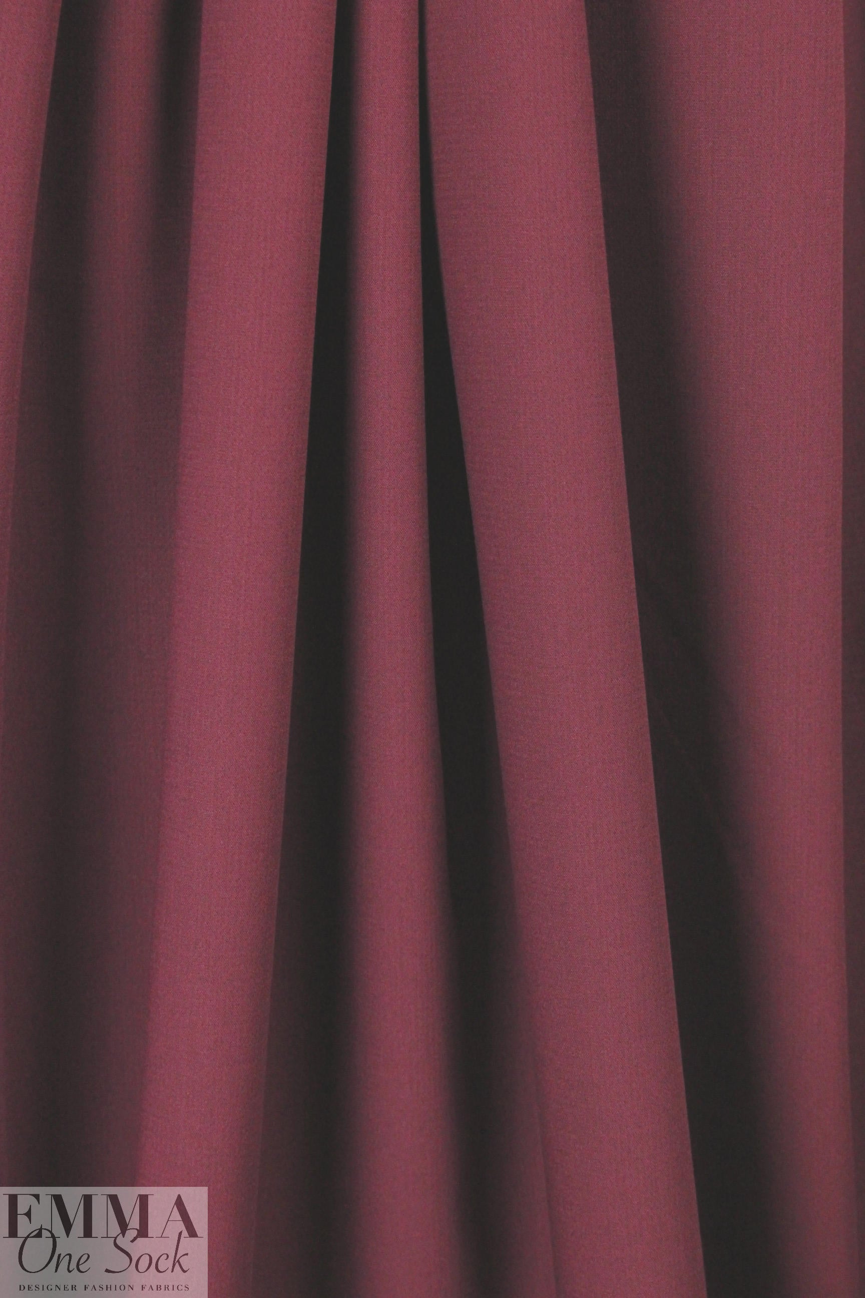 stretch viscose blend doubleweave crepe - bordeaux .875 yds