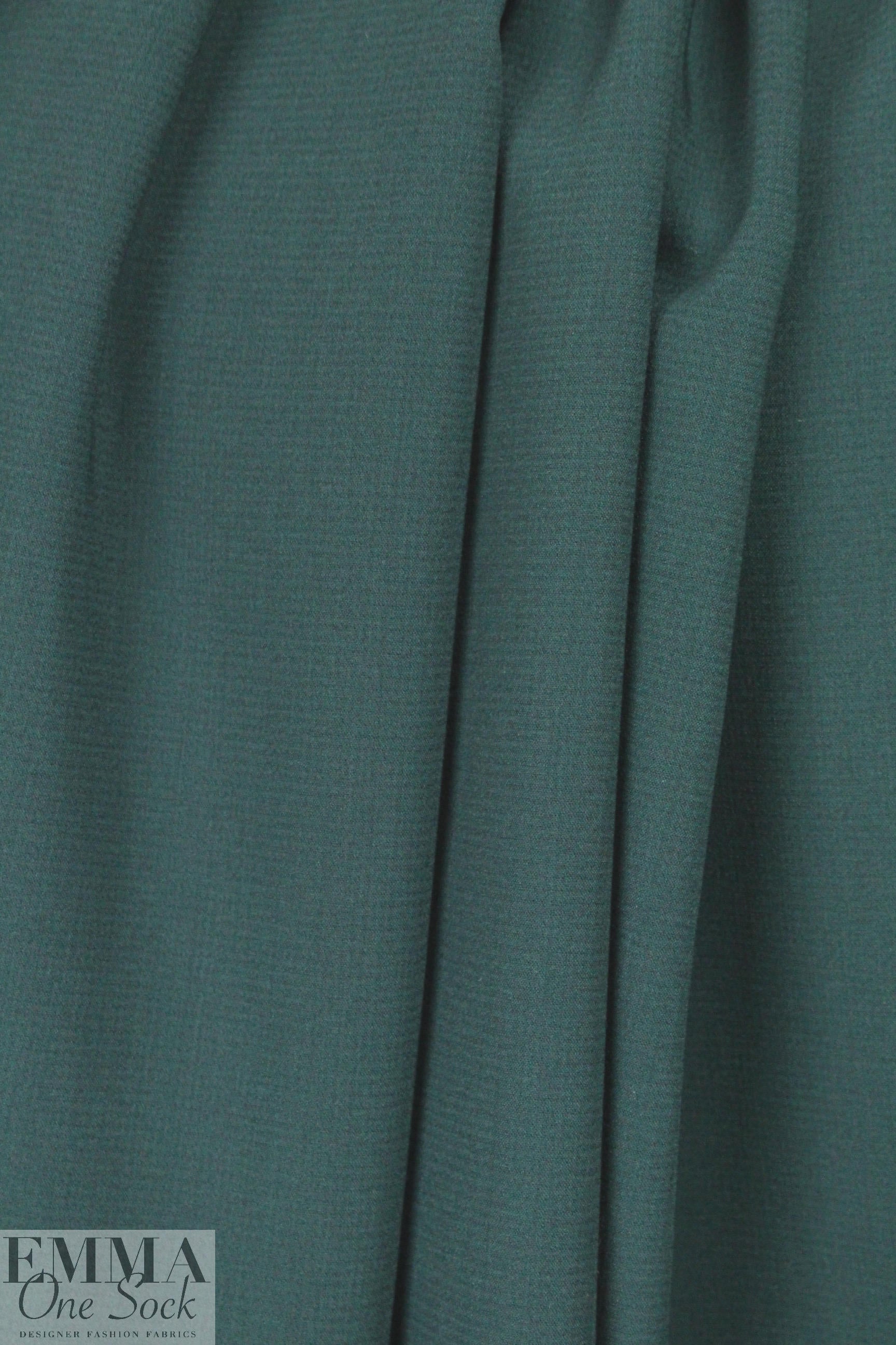 stretch viscose blend doubleweave crepe - pine .5 yds