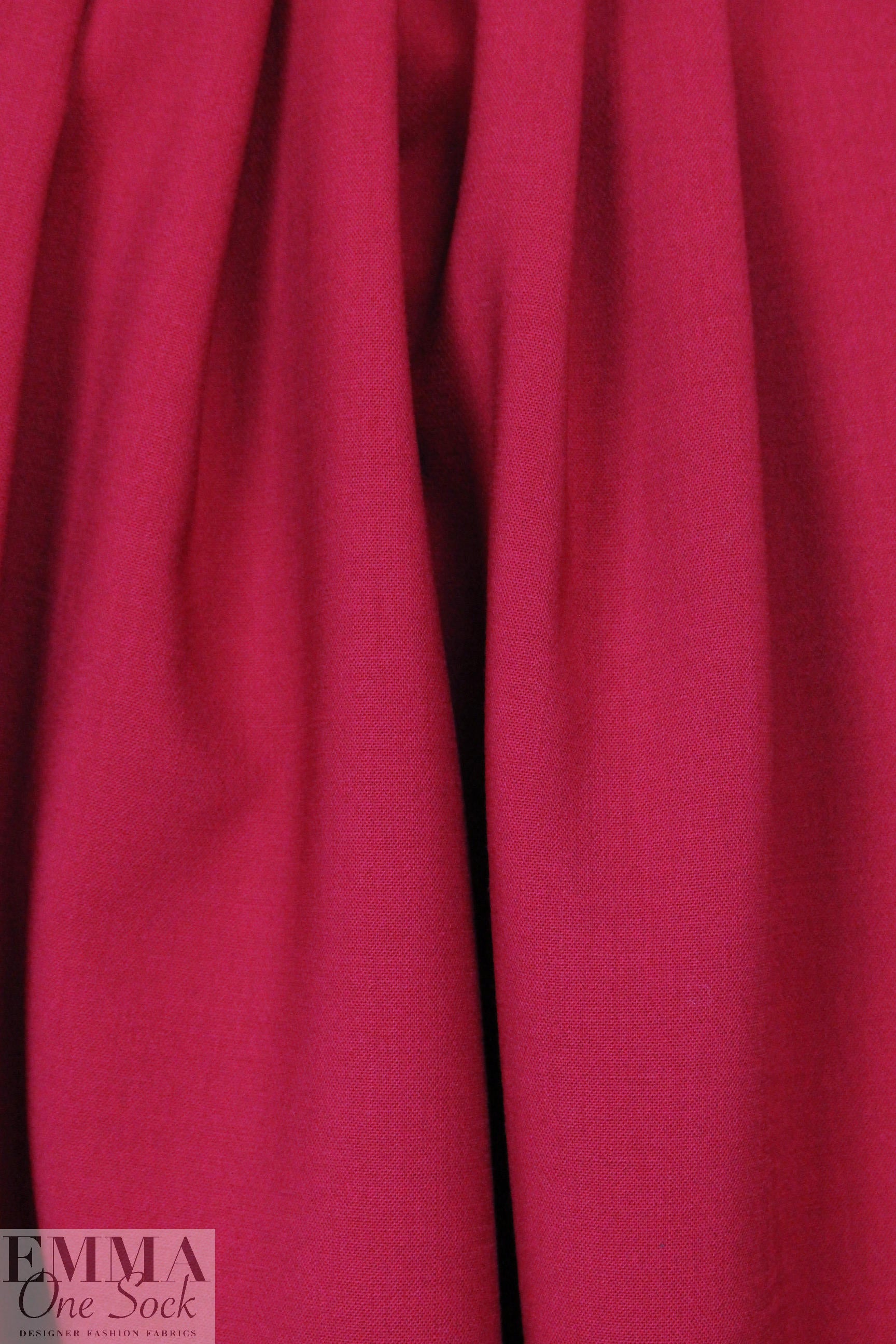 Italian stretch wool doublecloth woven - claret 1.5 yds
