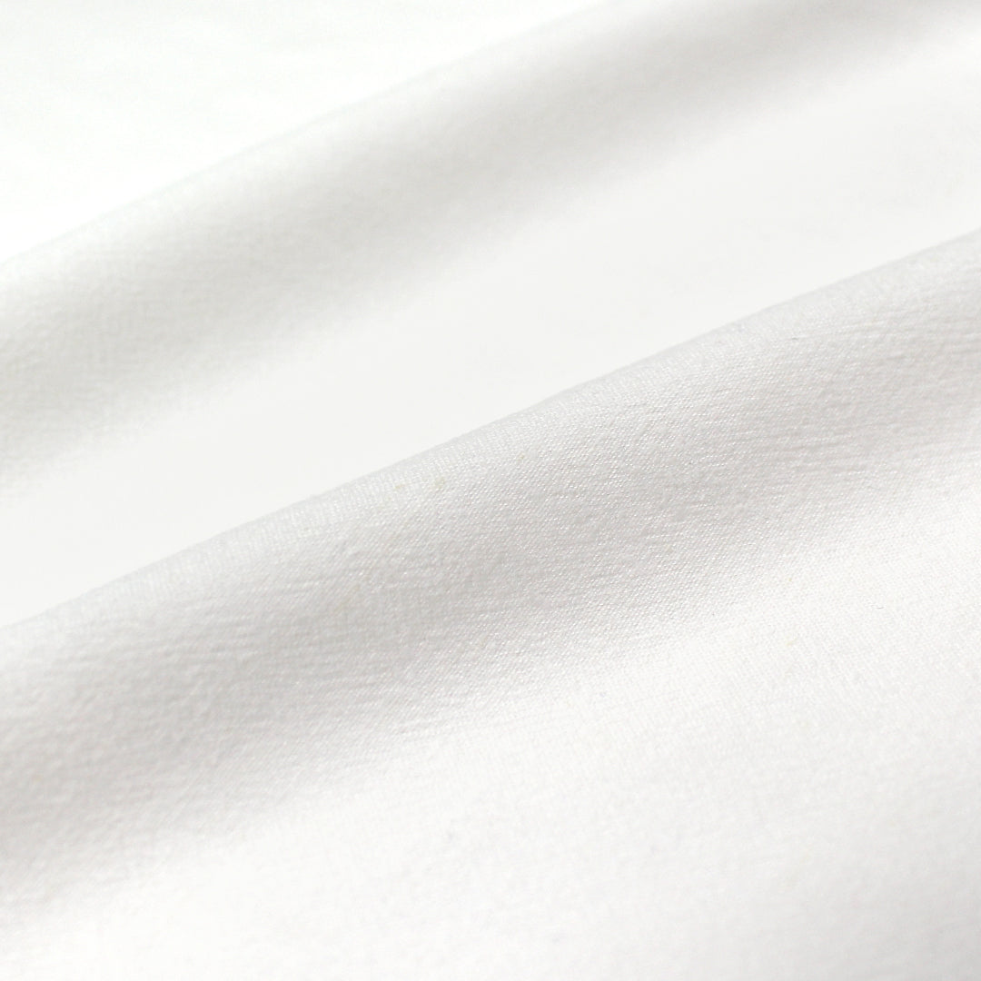 sandwashed viscose/linen textured woven - ivory, Oeko-Tex certified 1.25 yds