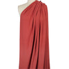 sandwashed viscose/linen textured woven - paprika, Oeko-Tex certified