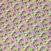 'oak leaf collage' viscose dressweight woven 1.75 yd