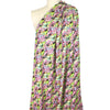 'oak leaf collage' viscose dressweight woven 1.75 yd