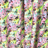 'oak leaf collage' viscose dressweight woven 1.75 yd