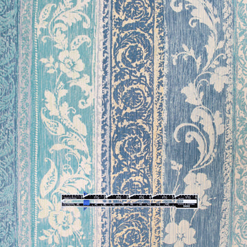 Tori Richard 'cerulean scroll' all cotton shirting 1.25 yds