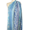 Tori Richard 'cerulean scroll' all cotton shirting 1.25 yds