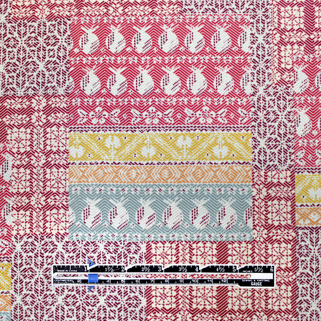 T0ri Richard 'patchwork nostalgia' all cotton shirting .5 yds