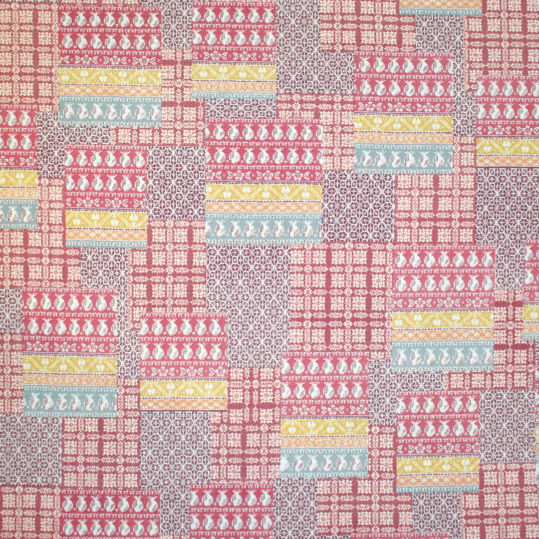 T0ri Richard 'patchwork nostalgia' all cotton shirting .5 yds