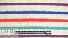 NY designer colorful novelty stripe linen/cotton woven