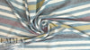 NY designer chambray novelty stripes cotton woven 1.75 yds
