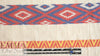 NY designer red/blue diamond novelty linen/cotton woven 1.5 yds