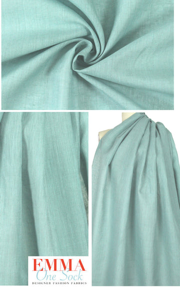 Dublin light weight cross dye linen - ocean