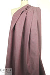recycled organic hemp/cotton tweed woven - garnet .75 yds