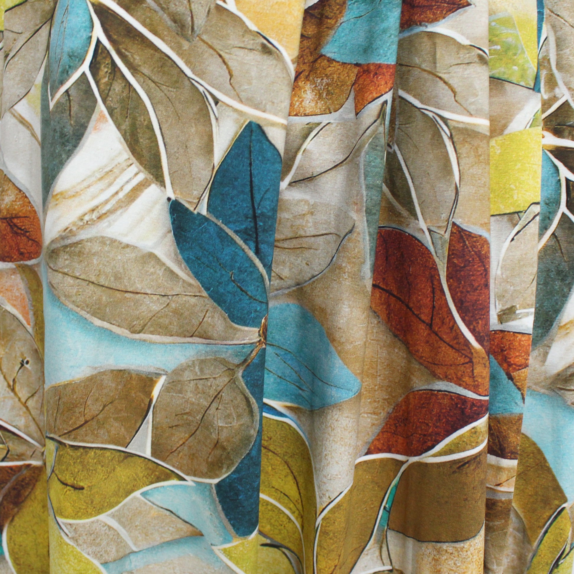 Dutch digital cotton knit 'floral elegance' Oeko-Tex cert.