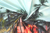 Dutch digital 'South Beach' cotton/lycra panel knit  .75 yds, One Panel