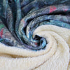 Dutch digital 'blooms and plumes' plush fur 1 yard