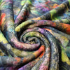 Dutch digital 'twilight flowers' plush fur - Oeko Tex Cert. .75 yds