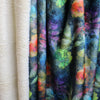 Dutch digital 'twilight flowers' plush fur - Oeko Tex Cert. .75 yds