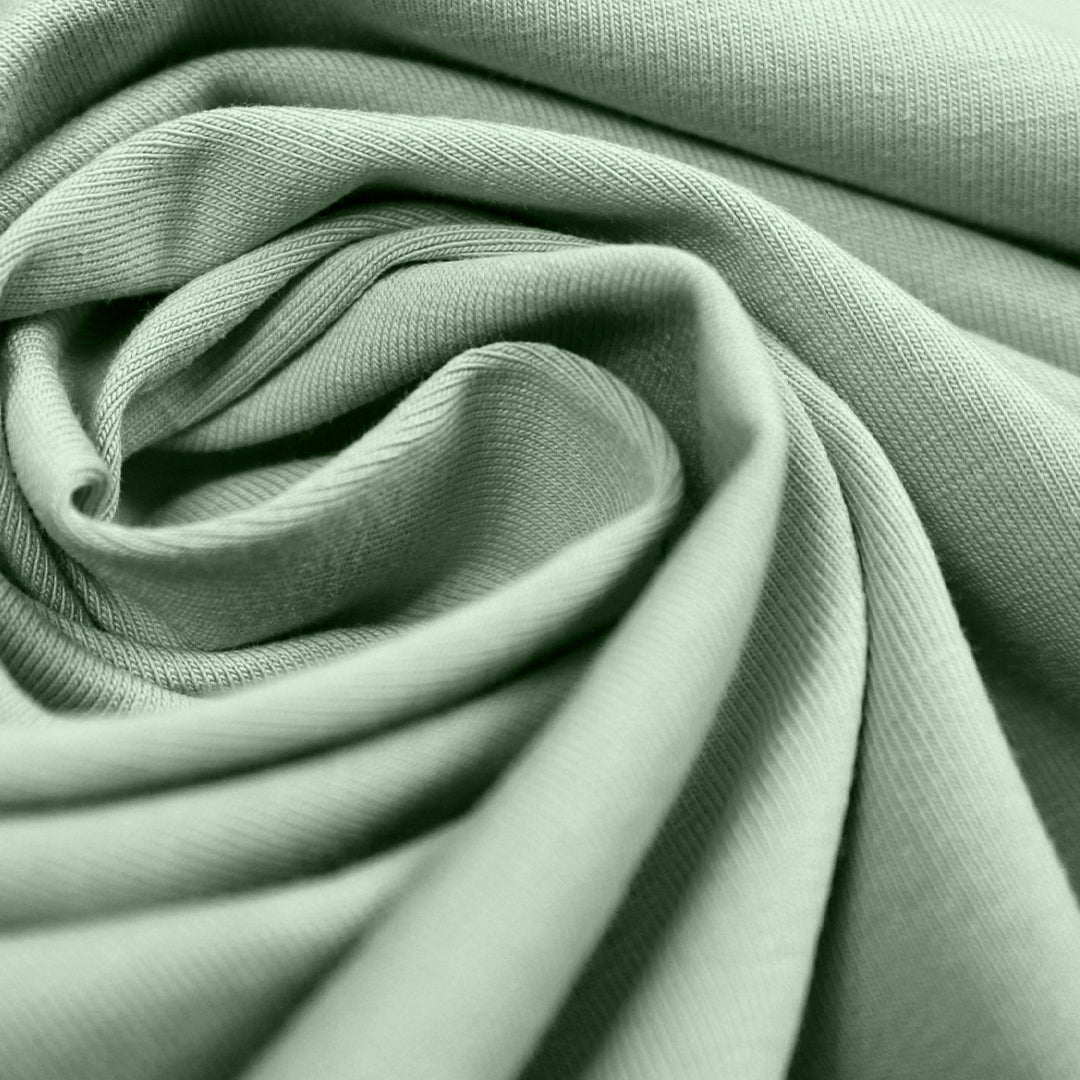 Dutch 220 gms cotton/spandex knit - dusty sage .5 yds